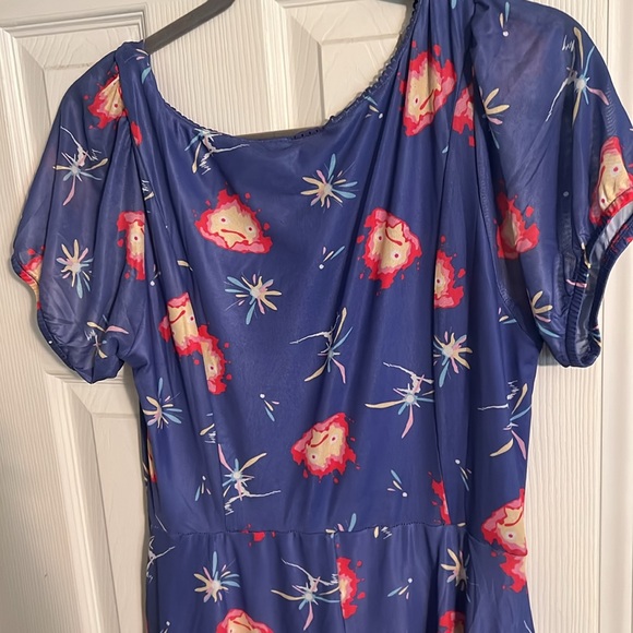 Her Universe Studio Ghibli Howl's Moving Castle Calcifer Dress Large - Picture 5 of 5